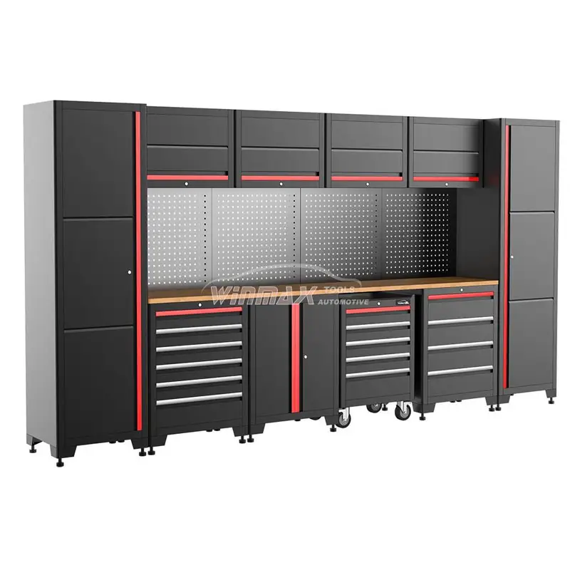 Winmax-sistema de almacenamiento de banco de trabajo, herramientas de taller de lujo, Kit de gabinete, 16 piezas