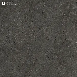 Dark grey anti slip ceramic floor tiles 60x60 66TA05