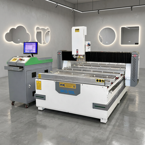 Machine de découpe, gravure, ponçage, sablage et marquage laser CNC 4-en-1 intelligente pour meubles, miroirs LED et cristaux, modèle 1325 - Product Image 1