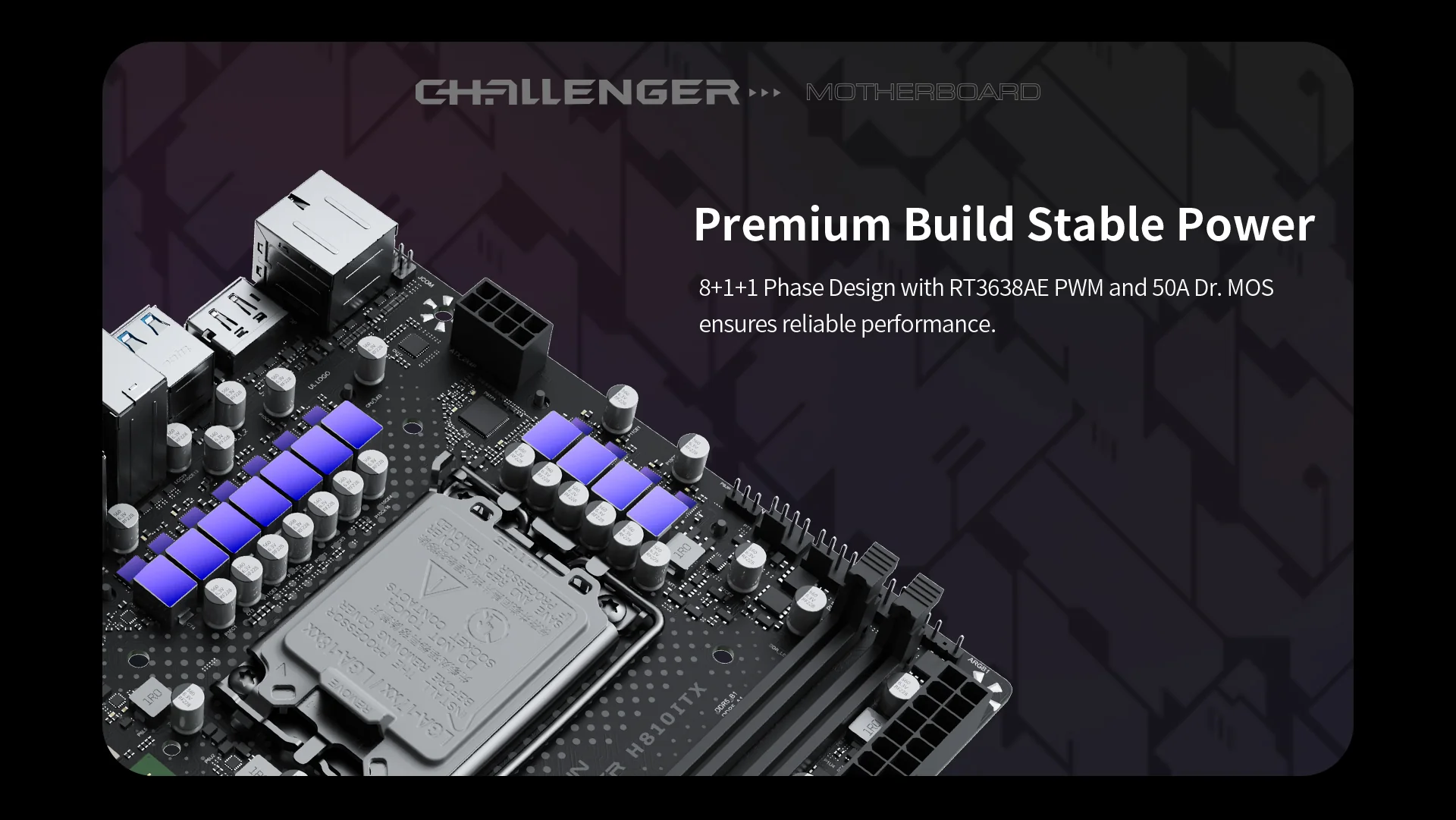 MAXSUN MS-Challenger H810ITX WIFI Motherboard - Mini-ITX Form