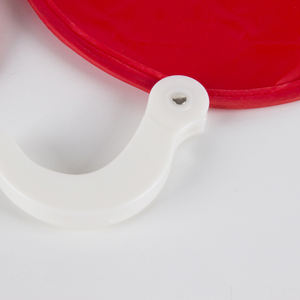 定制印花尼龙圆形折叠手扇折叠水袋盘风扇夏季促销 - Product Image 3