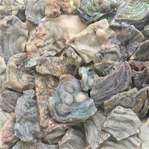 Cristal curativo de cuarzo Natural, piedra Natural de dumortierita, cristal Natural rugoso Aura <span class=keywords><strong>Calcedonia</strong></span> plano para Decoración - Product Image 1