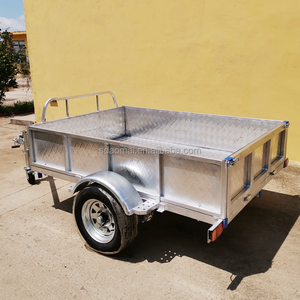 AOMAI Einachsiges Halb werkzeug für Sattel auflieger Pferde lader Van <span class=keywords><strong>Horse</strong></span> Food 10 ft Box Trailer - Product Image 2