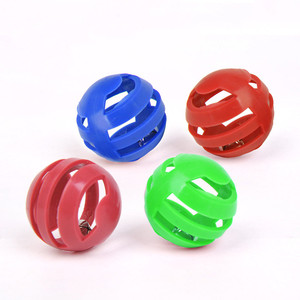 Bola Mainan Kucing Grosir, Bola Plastik Bulat Berongga dengan Lonceng Suara untuk Hewan Peliharaan Kucing - Product Image 6