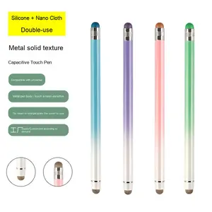 Compatibilité pour Huawei Tablet pour <span class=keywords><strong>Apple</strong></span> iPad Mobile Nano Stylet Silicone Barrel Metal Body Replaceable Nib pour l'édition de <span class=keywords><strong>dessin</strong></span> - Product Image 2