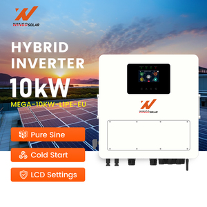 <span class=keywords><strong>Inversor</strong></span> Solar Híbrido Monofásico V Wingosolar de <span class=keywords><strong>10kW</strong></span>, 230V, IP65, <span class=keywords><strong>Inversor</strong></span> de Almacenamiento de Energía para Exteriores y Hogar, con WiFi y Pantalla Táctil - Product Image 1