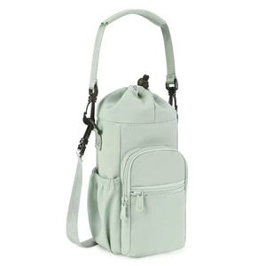All'ingrosso basso moq 40 oz porta bottiglia di acqua personalizzato borsa di trasporto con cinturino con tasca del telefono - Product Image 4