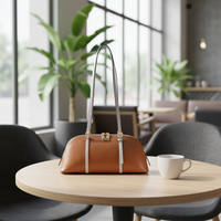 Sac à main en cuir personnalisé avec logo, sac fourre-tout en cuir tendance, sacs à bandoulière pour femmes, vente en gros