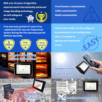Module USB OEM EMT6162B de lecteur de codes-barres et codes QR intégré OCR MRZ à lecture zéro distance pour utilisation en extérieur par temps ensoleillé