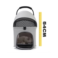 Chariot jumeau pour animaux de compagnie Double chariot léger pliant pliable chiens transporteurs chariot pliant chariot pour chien pour voyage