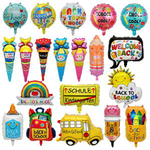 Journée des enfants Retour à l'école Ballon en aluminium <span class=keywords><strong>Crayon</strong></span> Cartable Boîte à papeterie Décoration de fête de <span class=keywords><strong>bébé</strong></span> Fournitures Ballon Retour à l'école Jouets - Product Image 5