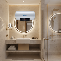Chauffe-eau solaire électrique 80L certifié éco-parcologique pour usage domestique et VR, à commande manuelle, fabriqué en Chine