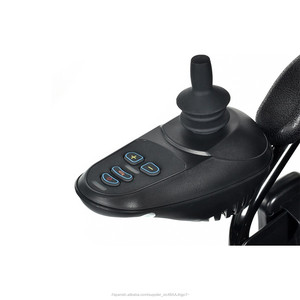 Yatan highback ve yükselterek ayak lık joystick kontrol güç sandalye elektrikli tekerlekli sandalye - Product Image 5