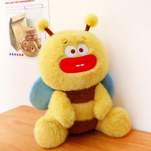 Venta al por mayor animales <span class=keywords><strong>de</strong></span> peluche juguetes <span class=keywords><strong>de</strong></span> peluche abejorro divertido <span class=keywords><strong>pico</strong></span> salchicha <span class=keywords><strong>abeja</strong></span> feo muñeca Día <span class=keywords><strong>de</strong></span> San Valentín cumpleaños regalo para niños - Product Image 4