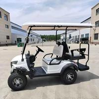 Voiture de golf électrique 4 places homologuée pour la route, à prix abordable, pour le tout-terrain