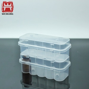 Wholesale 3ml Transparent Freeze-dried Powder Vaccine Storage Plastic Box pp 5ml 10 Vials Box Peptide Case <strong>Container</strong> - Product Image 4