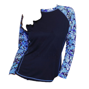 Maillots de bain anti-UV à manches longues pour femmes avec logo personnalisé, marque privée, respirant, protection solaire - Product Image 4