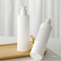 Distributeurs de savon portables pour salle de bain, bouteilles en plastique de 300 ml en PE, vides et rechargeables, pour shampoing et lotion, avec pompe