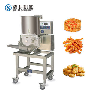 Pépites de poulet entièrement automatiques multifonctionnelles, galettes de hamburger, gâteaux de poisson Tempura, galettes de légumes, machine de formage d'aliments - Product Image 6