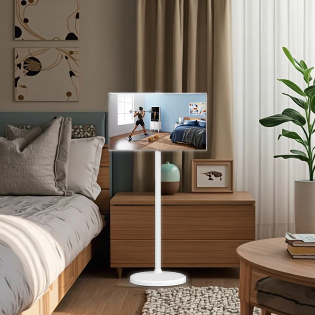Smart 21.5 & 27 Inch Portable Android 14 OS Full HD TV Touch Screen with WiFi 2.4G/5G for Home & Family Battery Operated