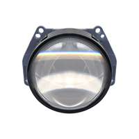 70W feux de route feux de croisement phares de voiture prisme lentille 12V 6000K verre clair système d'éclairage optique ventilateur de refroidissement accessoires de lumière