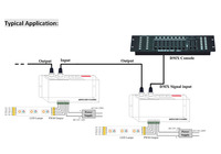 Decodificador Dmx512 RGBW de 4 Canales de Alta Potencia a Precio de Mayoreo, Controlador Dmx Led para Iluminación de Escenarios