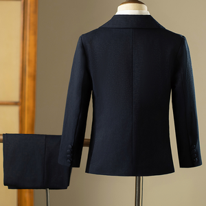 Costume trois pièces haut de gamme <span class=keywords><strong>pour</strong></span> enfants <span class=keywords><strong>pour</strong></span> garçons nouvel hôte Piano Performance passerelle fleur fille mariage petit costume élégant Blazers - Product Image 2