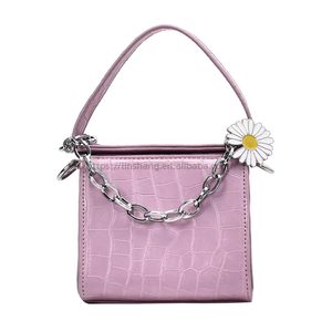 Popular New Mini Fashion Women's Stone Patterned Chain Crossbody Bag Small <b>Square</b> Bag Small Handbag Design for Ladies - Product Image 5