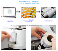 Étiquettes thermiques pré-imprimées pour balance 58x30 58x40 58x43 58x60 60x40, autocollants codes-barres, rouleaux d'étiquettes thermiques pour supermarché