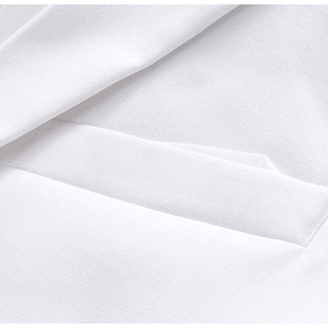 2022 giacca da <span class=keywords><strong>uomo</strong></span> in poliestere solido Slim Fit <span class=keywords><strong>Blazer</strong></span> Casual <span class=keywords><strong>bianco</strong></span> 1 bottone con risvolto dentellato colletto rovesciato - Product Image 4