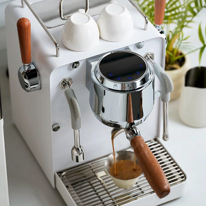 เครื่องชงกาแฟเอสเพรสโซแบบกึ่งอัตโนมัติ รุ่นใหม่ สแตนเลสสตีล พร้อมปั๊มสั่นสะเทือนระดับมืออาชีพ 50Hz แรงดัน 9 บาร์ เครื่องชงกาแฟ - Product Image 5