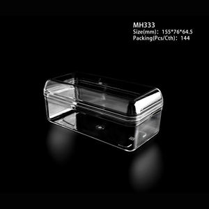 Atacado Food Grade <span class=keywords><strong>PET</strong></span> Crystal <span class=keywords><strong>Container</strong></span> para Retângulo Claro Doce Padaria Mousse Bolo Hard Box Chocolate Biscuit Boxes - Product Image 6