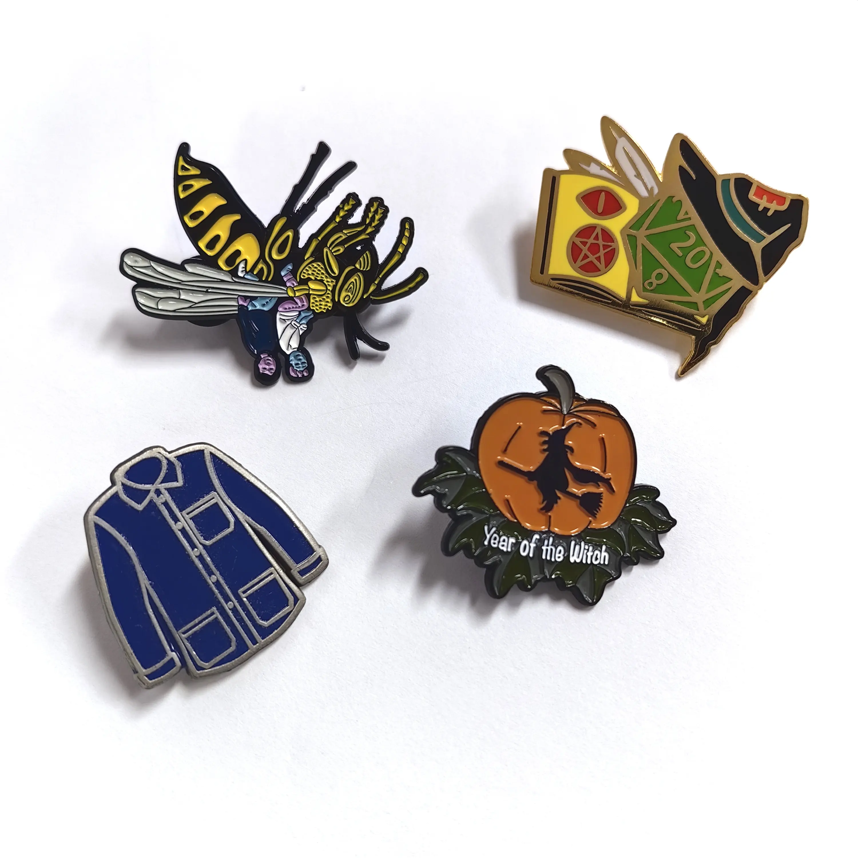 2023 Silk Screen Printing Enamel Pins Short Sample Time Metal Badge Custom Cartoon Brooches Metal Lapel Pins Rubber Lapel Pins
