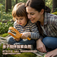 Handheld Monocular Microscope Kids Outdoor Explorer STEM Toy Full HD 2.4" IPS Screen Ergonomic Grip Science Kit Gift Boys