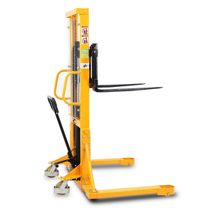 Xilin手動スタッカー、ストラドルレッグ付き500kg1000kgパレットリフティングスタッカー調整可能フォークハンドフォークリフト - Product Image 5