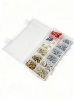 Assortiment de quincaillerie en acier au carbone pour usage quotidien, 600 pièces, garantie OEM de 3 ans, outils ménagers multi-usages, attaches pour cadres photo