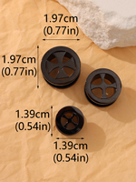 Kit de dilatateurs d'oreilles en acier chirurgical, boucles d'oreilles tunnel, plugs d'lobes d'oreilles, ensemble de bijoux de piercing corporel pour femmes et hommes