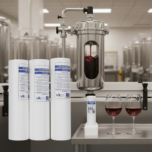 Grande cartouche filtrante en PP soufflé à chaud pour la filtration des impuretés dans <span class=keywords><strong>les</strong></span> systèmes <span class=keywords><strong>d</strong></span>'eau des usines agroalimentaires - Product Image 2