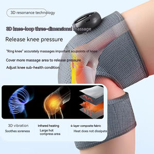 Masajeador inalámbrico de autocuidado de rodilla y pantorrilla, fisioterapia de compresión en caliente, alivio del dolor articular para aplicación de piernas - Product Image 3