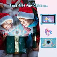 C Idea Tablet anak-anak 7 In Capacitive 4 + 32GB Android Tablet TF512GB Cina produsen dengan aplikasi anak-anak casing pelindung untuk pendidikan
