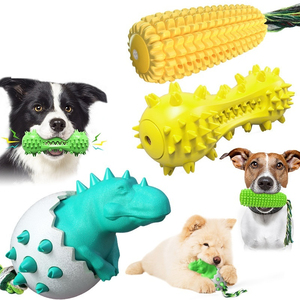 Juguete Masticable para Perros de TPR Personalizable al por Mayor, Forma Clásica de Maíz con Cuerda de Algodón, No Tóxico y Duradero para Masticadores Agresivos - Product Image 5