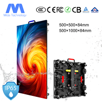 Panel de Pantalla LED de Alquiler MIDA P2.6 P2.97 P3.91 P4.81 P5.95 de 500x1000 mm para Estadios Deportivos, Conciertos, Festivales y Eventos