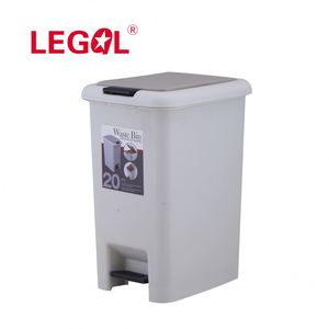 Poubelles à pédale en plastique pour salon, 10L, 15L, 20L - Product Image 2