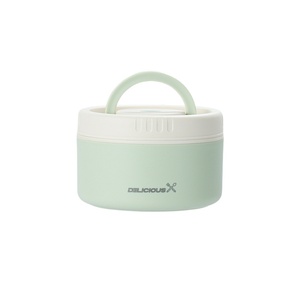 Lonchera Bento Redonda de Acero Inoxidable 304, Aislada, Hermética y Ecológica, de 1-3L, Apta para Calentar en Microondas, de un Solo Nivel, para Todos - Product Image 6
