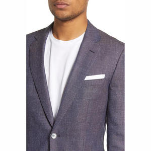 Vestes Slim Fit avec Boutons, Style Décontracté Affaires, Blazers pour Hommes - Product Image 5