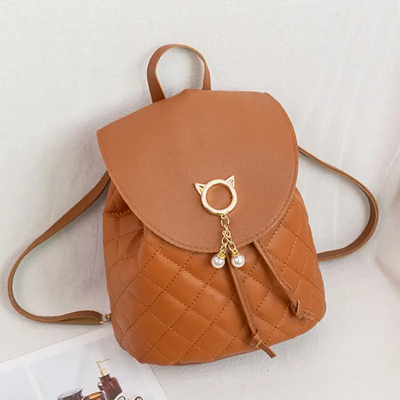 Factory Wholesale Low Price Mini Backpack Girls Small School Bag Casual Small Leather Backpack Rucksack Custom