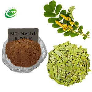 Extrait de feuille de séné à base de plantes échantillon gratuit de haute qualité 6%-8% Sennoside A + B extrait de cassia angustifolia - Product Image 1