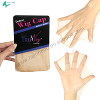 Vente en gros perruque à lacet HD ultra transparente bonnet de perruque invisible HD avec logo personnalisé emballage en papier