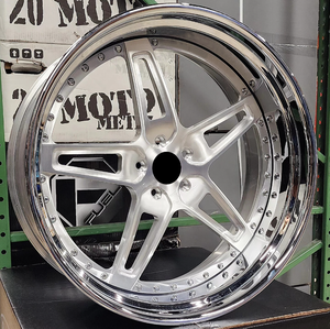 Cerchi Forgiati in 2 o 3 Pezzi da 18 19 20 22 24 26 Pollici in Alluminio 6061-T6 per Bentley Bentayga, Maybach, Rolls-Royce, BENZ, BMW X7, AUDI Cinque - Product Image 1