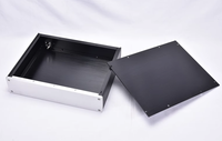 BRZHiFi-Châssis Tout Aluminium 3207 Version Courte DAC Rc Boîtier Amplificateur Aluminium Boîtier Amplificateur de Puissance